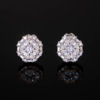 925S & VVS Moissanite Diamond Earrings