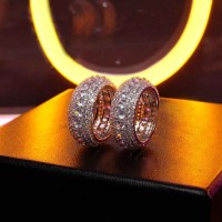 Micro-Inlay CZ Iced Ring