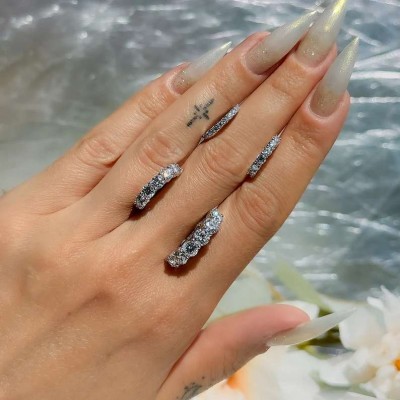 VVS1 Moissanite Small Hoop Earrings