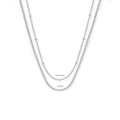 Unisex 925 Sterling Silver "MoM" Engraved Mini Belt Buckle Necklace 