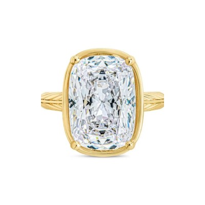 Taylor's 925 Sterling Silver Elongated Cushion Cut Cocktail Ring